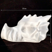 Selenite Dragon Head Carving