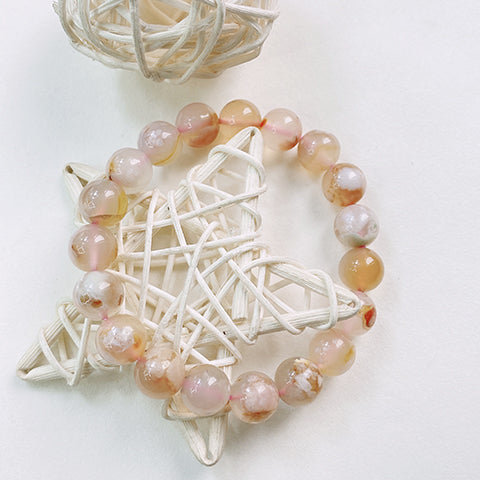 Flower Agate Bracelet