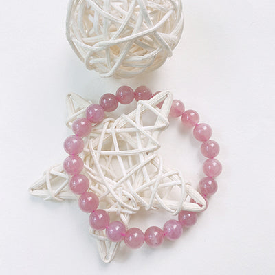 Lavender Rose Quartz Bracelet