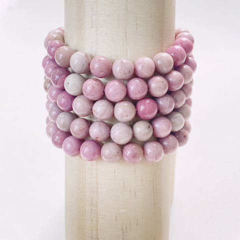 Pink Petrified wood Bracelet