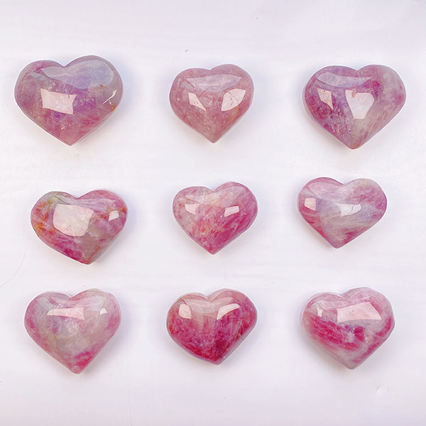 Beautiful Lavender Rose Quartz Heart