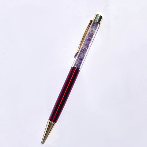 Crystal Chips Gemstone Pen