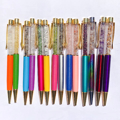 Crystal Chips Gemstone Pen