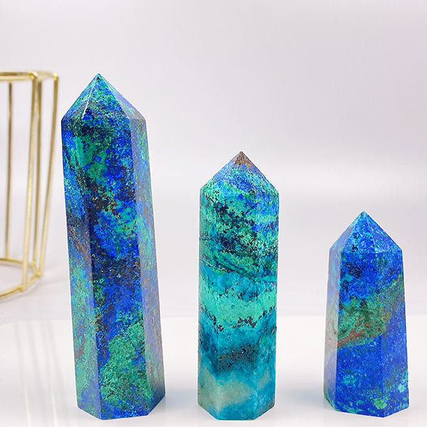 Beautiful Chrysocolla Tower/Point
