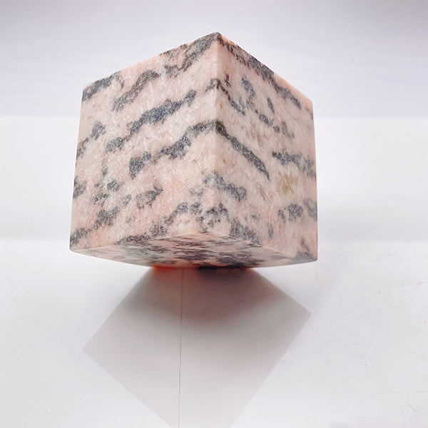 Beautiful Pink Zebra Cube