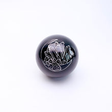 Load image into Gallery viewer, Beautiful Printed Obsidian Sphere