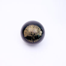 Load image into Gallery viewer, Beautiful Printed Obsidian Sphere