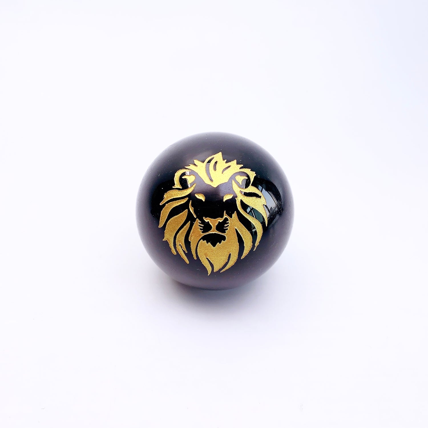 Beautiful Printed Obsidian Sphere