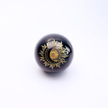Load image into Gallery viewer, Beautiful Printed Obsidian Sphere