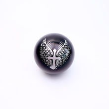 Load image into Gallery viewer, Beautiful Printed Obsidian Sphere