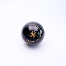 Load image into Gallery viewer, Beautiful Printed Obsidian Sphere