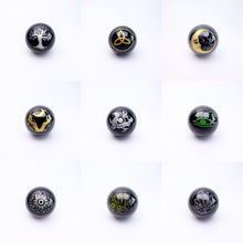Load image into Gallery viewer, Beautiful Printed Obsidian Sphere