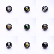 Load image into Gallery viewer, Beautiful Printed Obsidian Sphere