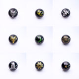 Beautiful Printed Obsidian Sphere