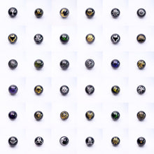 Load image into Gallery viewer, Beautiful Printed Obsidian Sphere