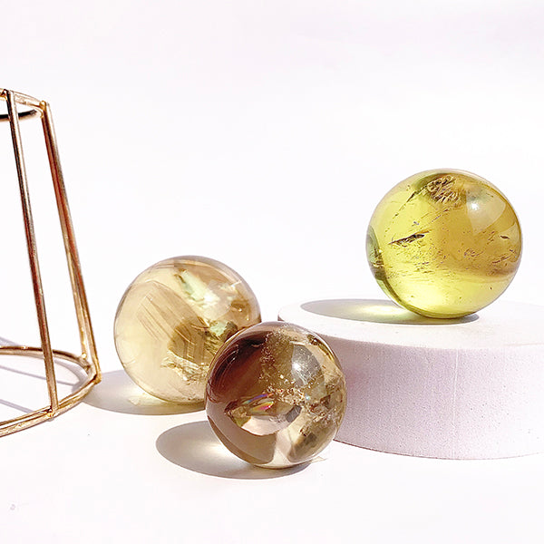 Natural Smoky Citrine Sphere