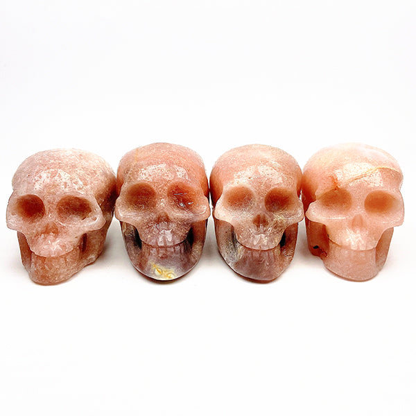 Beautiful Pink Amethyst Middle Size Skull