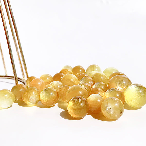 Natural Golden Mica Small Size Sphere