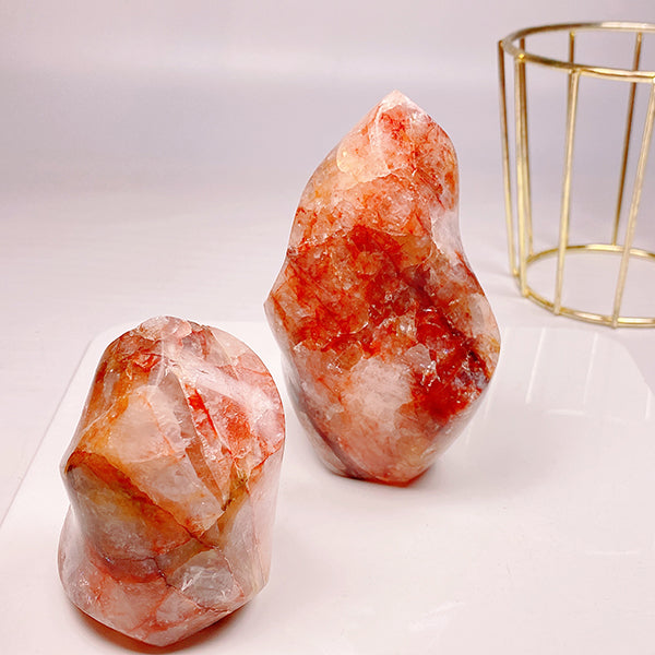 Beautiful Fire Quartz Flame
