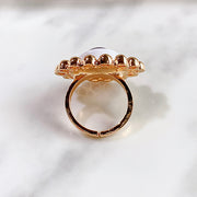 Stainless Steel Evil Eyes Can Adjust Ring RB0001