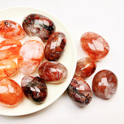 Natural Fire Quartz Tumble