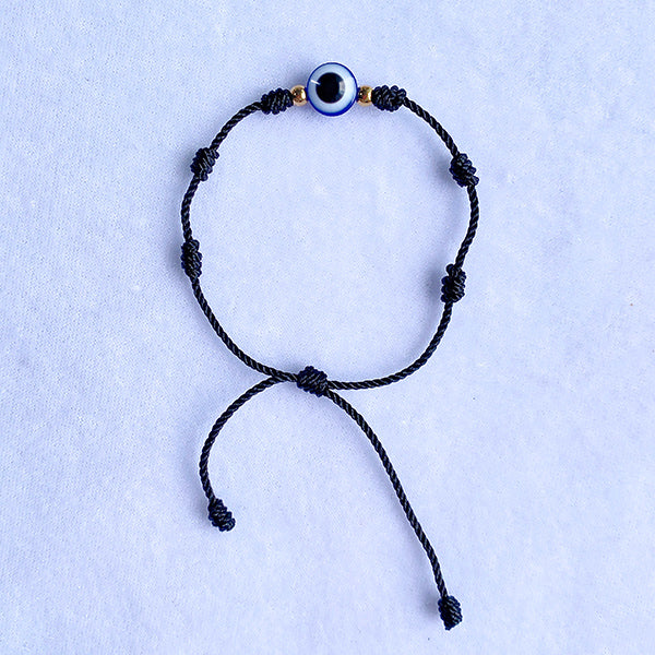 Resin  Evil Eyes Hand Knitting Bracelet BD0012