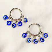 Alloy Evil Eyes Tassel  Earring EC0033