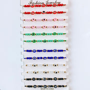 Resin Evil Eyes  Bracelet (a set 12pcs) BD0019