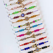 Evil Eyes Zircon  Bracelet (a set 12pcs) BD0020