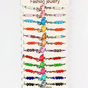 Different Color Flamingo Enamel  Bracelet (a set 12pcs) BD0037