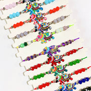 Different Color  Elephant Enamel  Bracelet (a set 12pcs) BD0043
