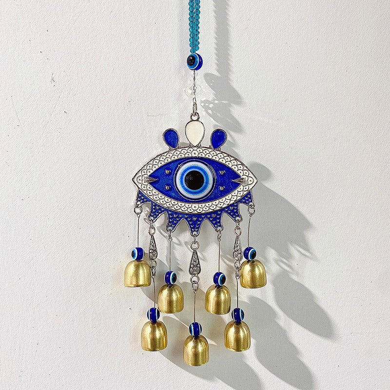 Stainless Steel Evil Eyes Wind Bell WA0002