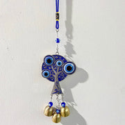 Stainless Steel Evil Eyes Tree Wind Bell WA0004