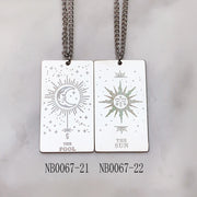 Stainless Steel Tarot series Pendant Necklace NB0067