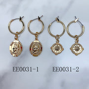 Alloy Star Earrings EE0031