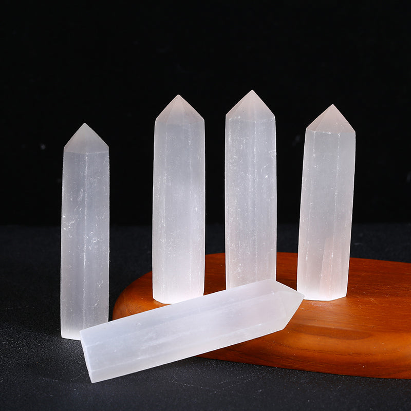 Natural Selenite Towei/Point