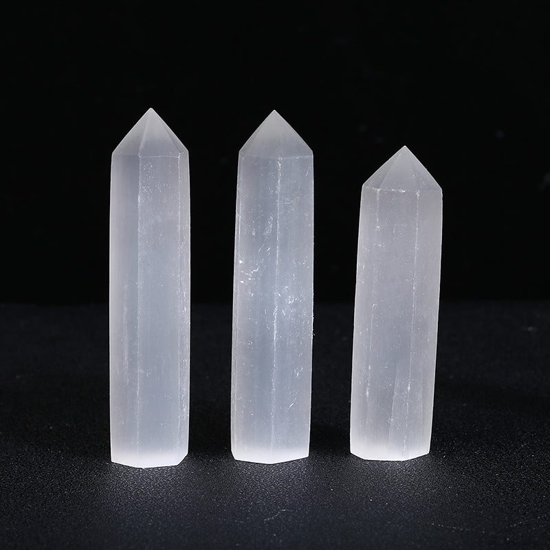 Natural Selenite Towei/Point