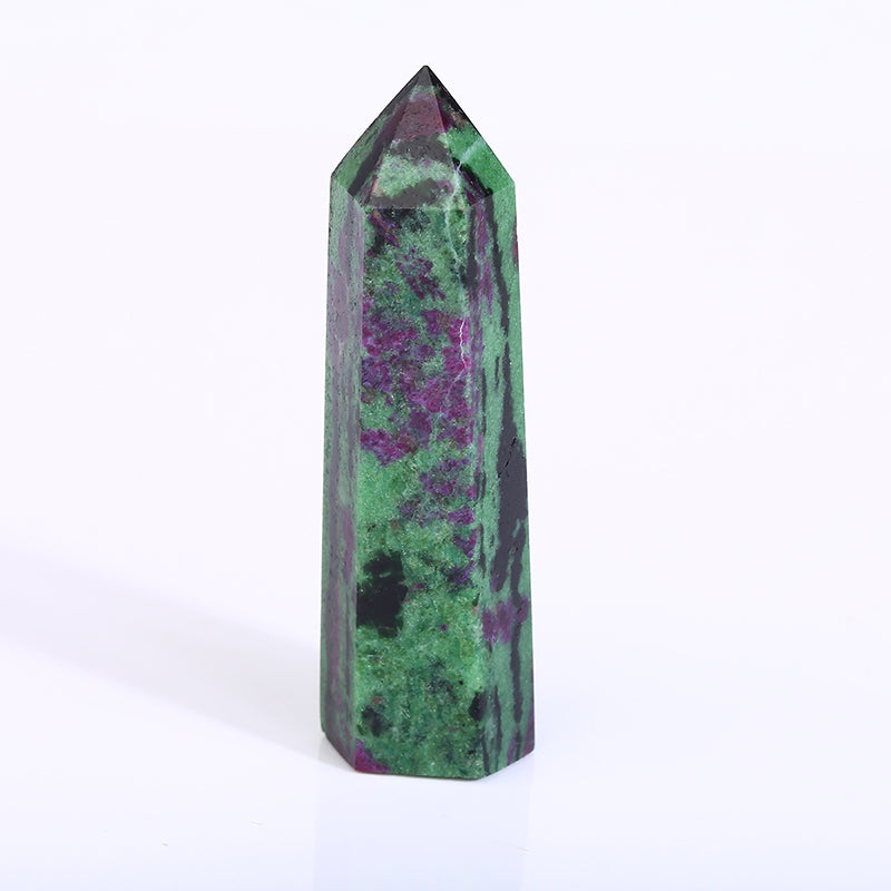 Natural Ruby Zoisite Tower/Point