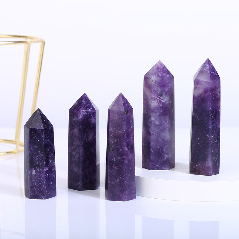 Natural Lepidolite Tower/Point