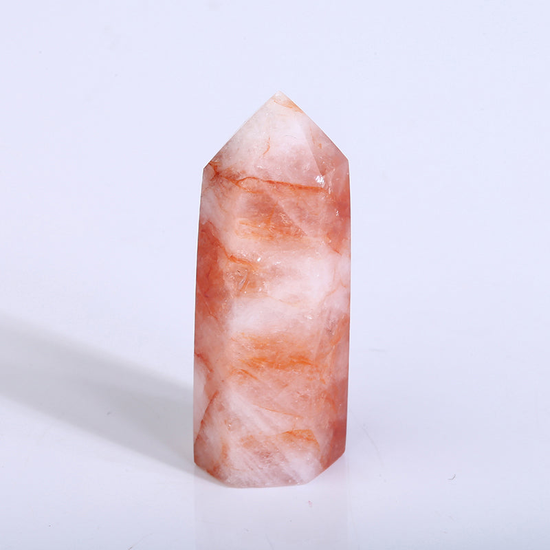 Beautiful Fire Quartz Tower/Point