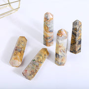 Beautiful Crazy Lace Agate Tower/Point