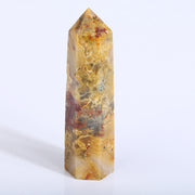 Beautiful Crazy Lace Agate Tower/Point