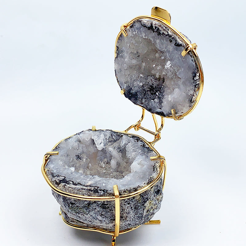 Beautiful Druzy Agate Jewelry Box