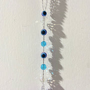 Coloured Glaze Evil Eyes Wind Bell & Car Pendant WA0011