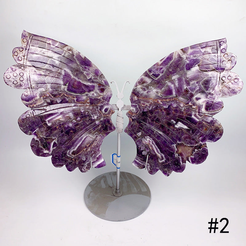 Natural Dream Amethyst Butterfly Wings