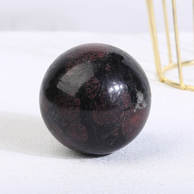 Fireworks Garnet Sphere