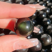 Beautiful Small Size  Rainbow Obsidisn Sphere