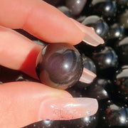 Beautiful Small Size  Rainbow Obsidisn Sphere