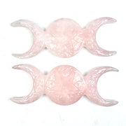 Different Materials Triple Moon Carvings