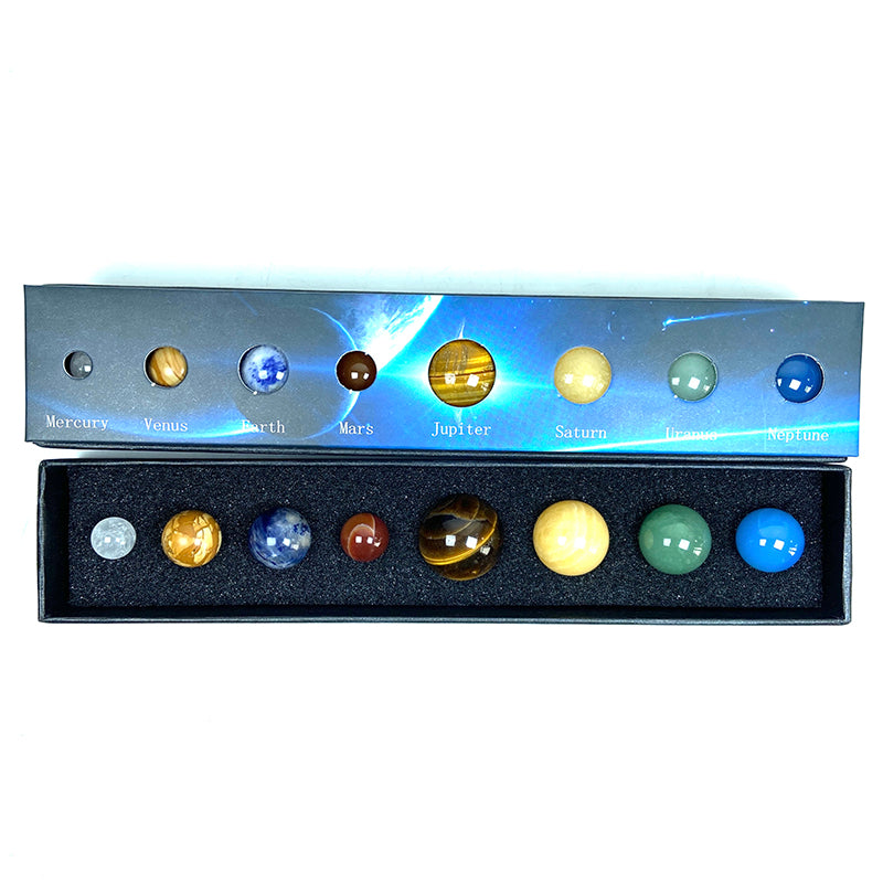 The Eight Planets Mini Crystal Sphere